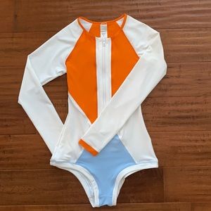 L*Space Longsleeve Rashguard/Swimsuit - NWOT